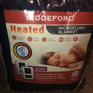 Heated micro plush blanket
